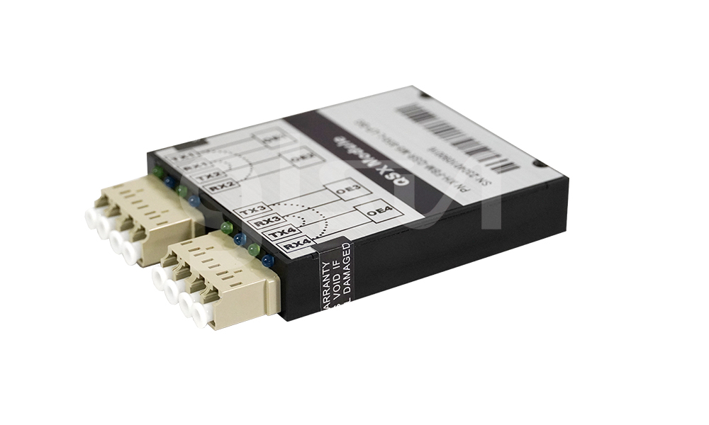 Quad Port 1.25G SX Fiber Bypass Module